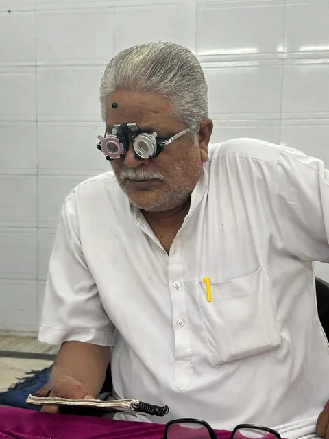 A Netram Eye Foundation eye camp