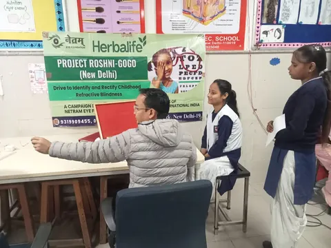 A Netram Eye Foundation eye camp