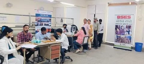 A Netram Eye Foundation eye camp